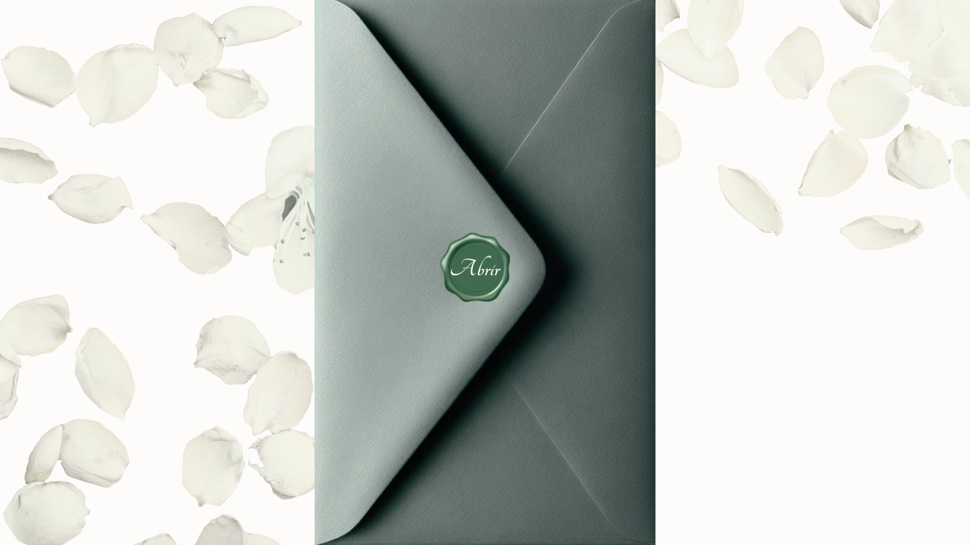 Sobre de invitación horizontal