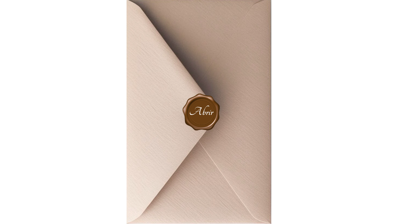 Sobre de invitación horizontal